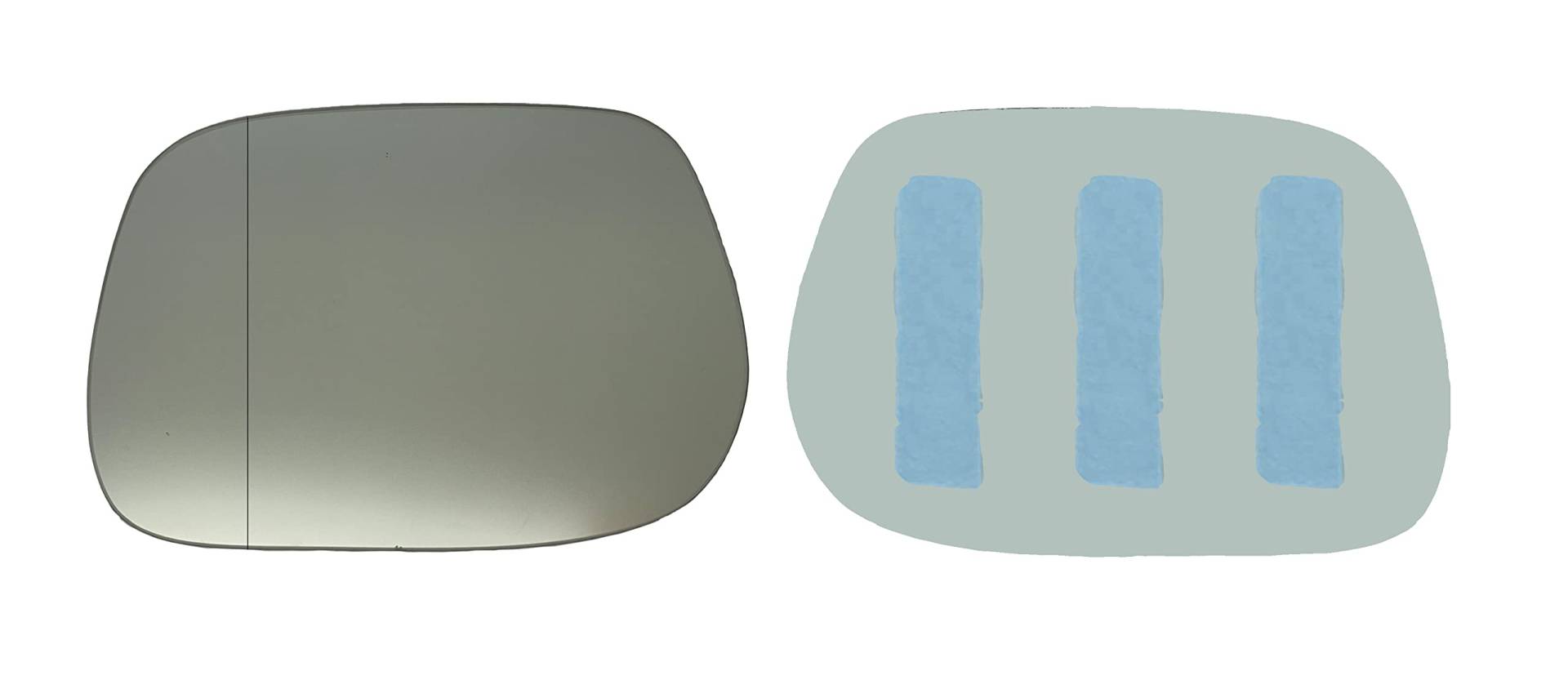 ASG Technik Spiegelglas Ersatzglas kompatibel mit Daihatsu Materia ab 2006-2010 von ASG Technik