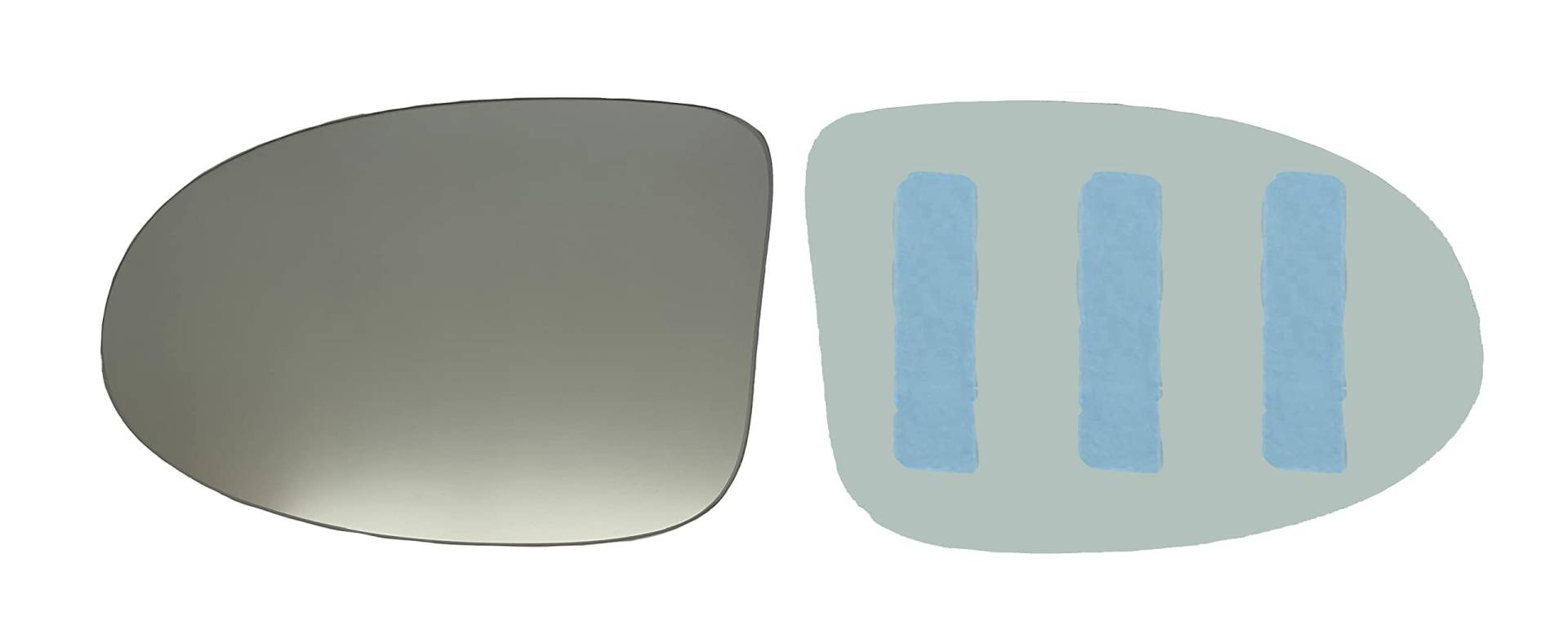 ASG Technik Spiegelglas Ersatzglas kompatibel mit Renault Twingo C06 ab 1993-2007 von ASG Technik