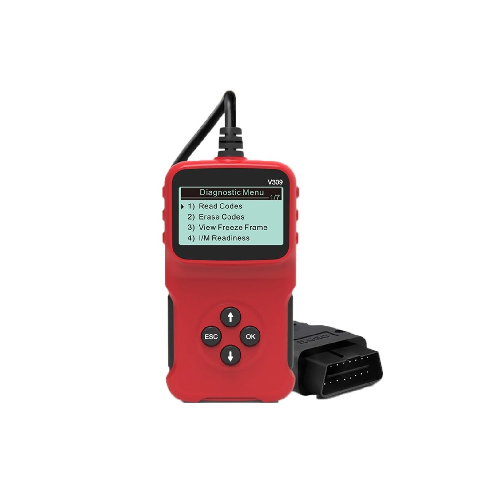 Autoscanner Autodiagnosewerkzeug for OBD2, Auto-Motorcodeleser, Fehlerlicht for Autos, professioneller Support, mehrere Sprachen von ASHBV