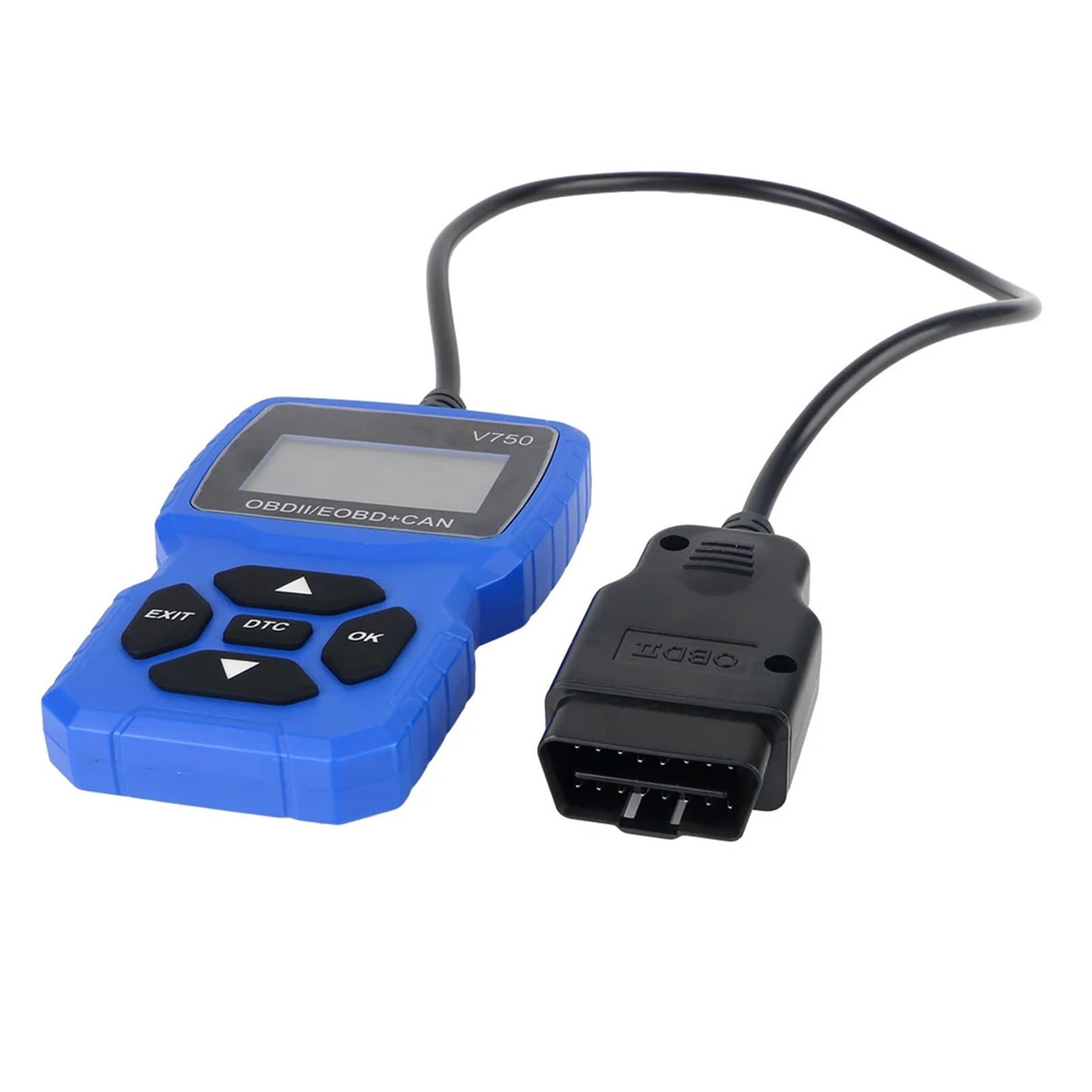 Autoscanner Batterietester OBD2-Scanner, Motorsystem-Codeleser, V750, mehrsprachis Autodiagnosetool, Fahrzeuginformationen lesen von ASHBV