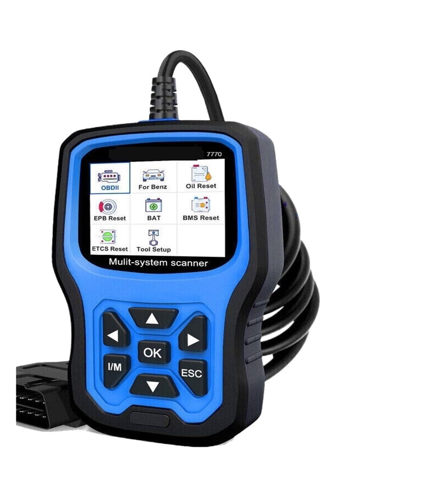 Autoscanner OBD2-Scanner, 16-polig, for alle Systeme, Auto-OBD2-Scanner, Diagnoserät von ASHBV