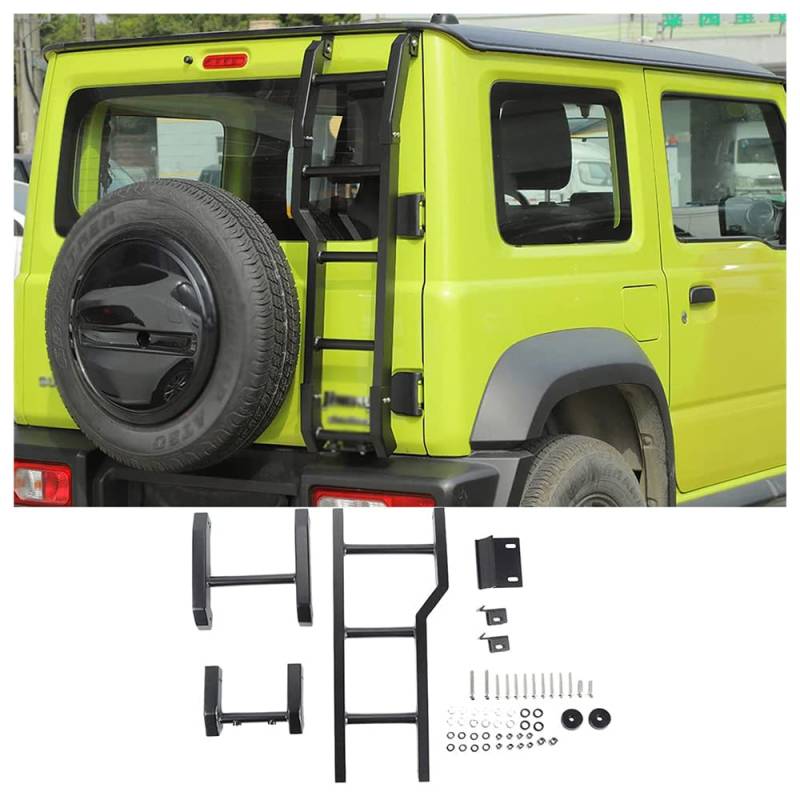 ASHFIT Auto-Heckklappenleiter, für Suzuki Jimny JB64 JB74 2019 2020 2021 2022-Heckklappen-Heckleiter, Kofferraummodifikation, Dekorationszubehör, Schutzrahmen, Autozubehör von ASHFIT