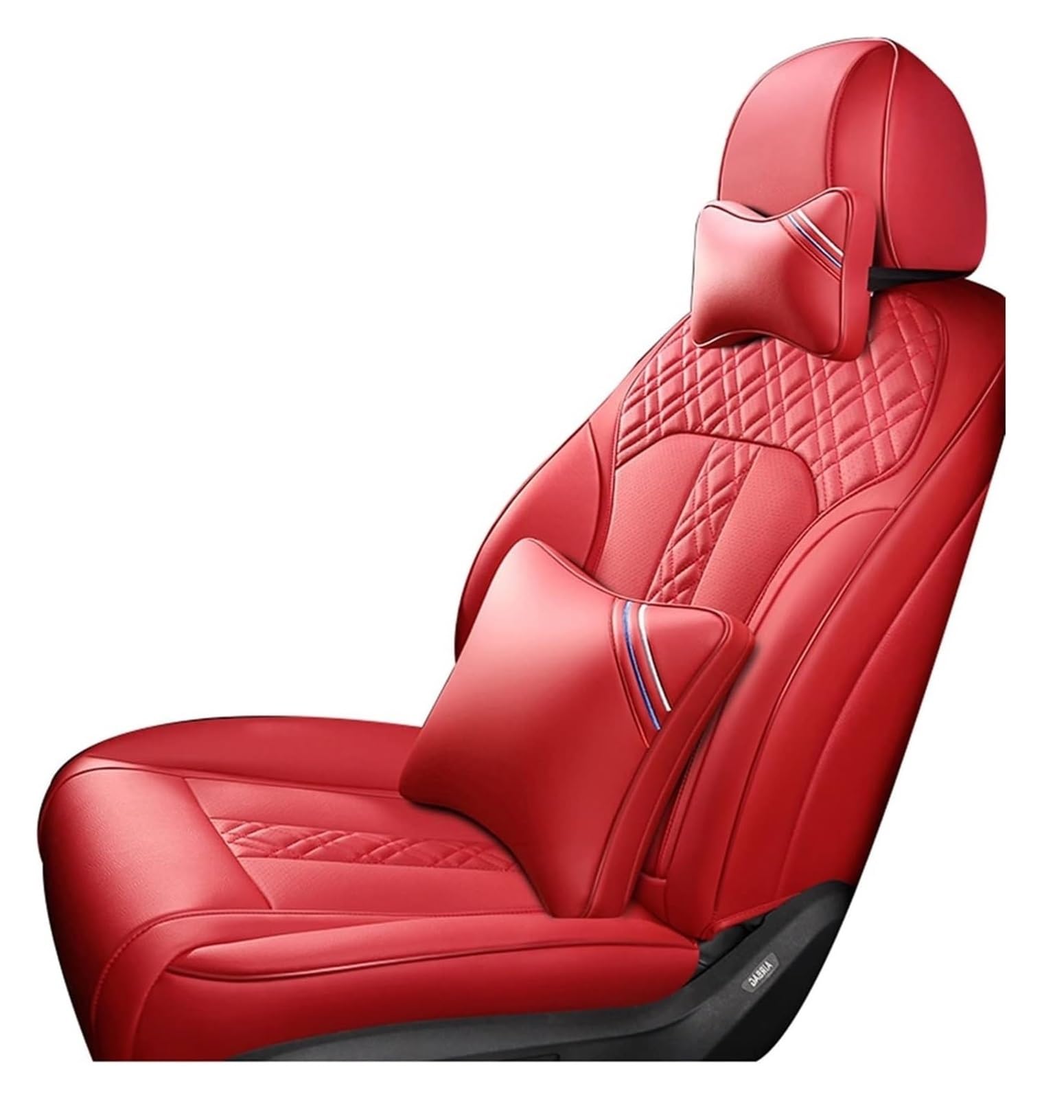 ASHILD Auto Sitzbezüge Für Qashqai J10 J11 Für Juke Für Tiida Für X-Trail Für Teana J32 Auto Sitzkissen Schutz Auto Sitz Abdeckung Set(rot,Deluxe Edition) von ASHILD