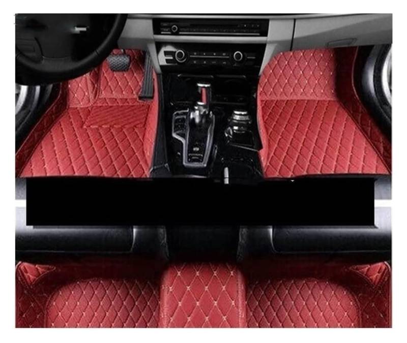 ASHILD Car Fußmatten-Set Für Jaguar Für E-Pace Für EPACE Für E PACE X540 2018-2022 Lederbodenmatte Teppich Teppich Set Innenausstattung Automatte Automatten(LHD 5) von ASHILD