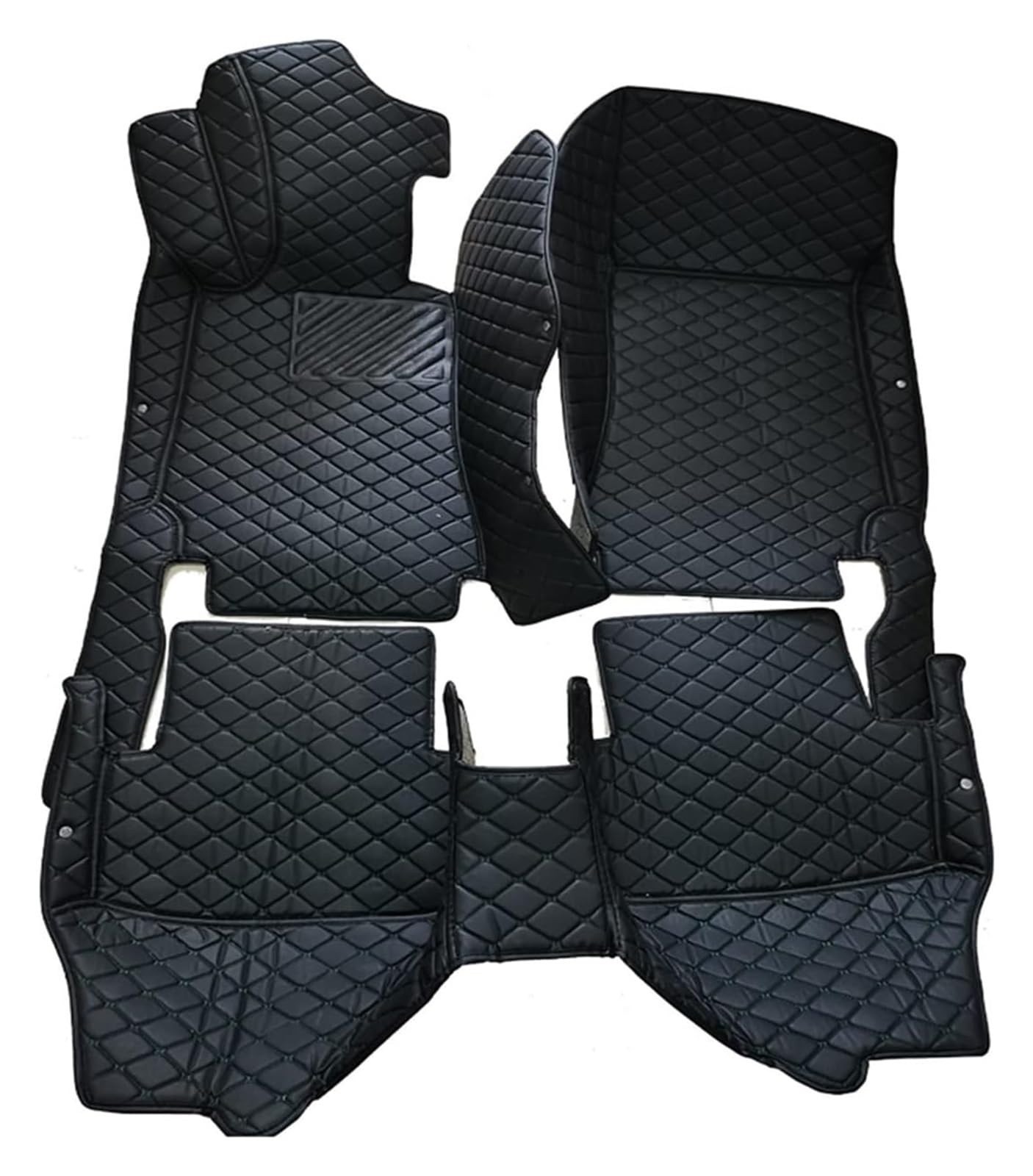 ASHILD Car Fußmatten-Set Für P&orsche 911 997 2005-2012 Leder Auto Teppich Zubehör Auto Matte 4 Sitze Custom Auto Bodenmatte(14) von ASHILD