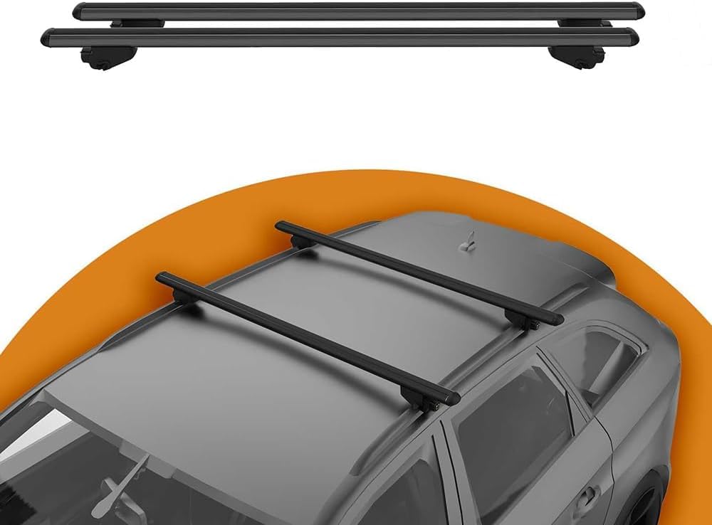 Auto Dachgepäckträger Bars Für Hyundai Tucson NX4 MK4 2020-2023, Einstellbare Abschließbare Anti-Rost Cross Bar Geländer Rooftop Gepäck Ersatzteile von ASHILD