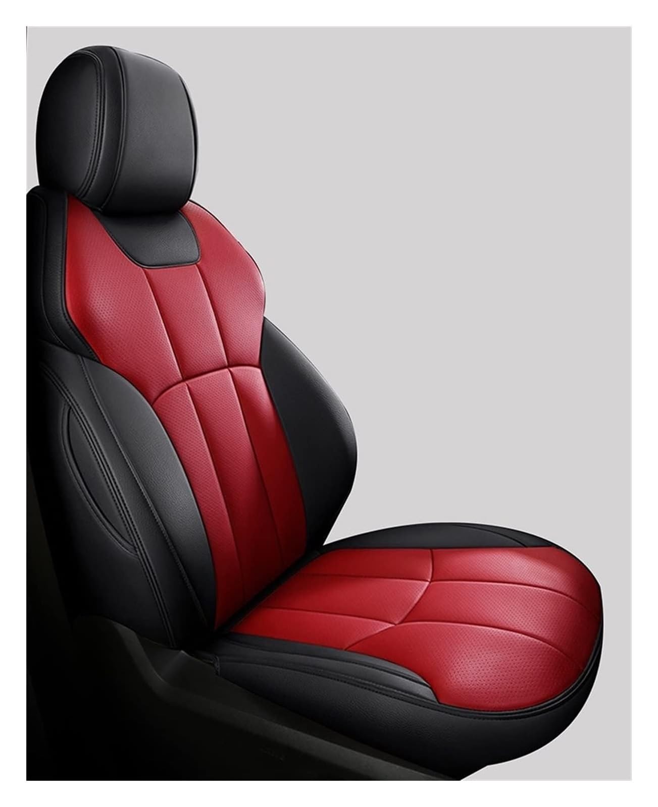 Auto Sitzbezüge Für Insignia Für Corsa D Für Mokka Für Meriva A Für Astra J Für Vivaro Für Zafira B Auto Sitz Set Kissen Auto Sitzbezüge(Black Red,Standard Edition) von ASHILD