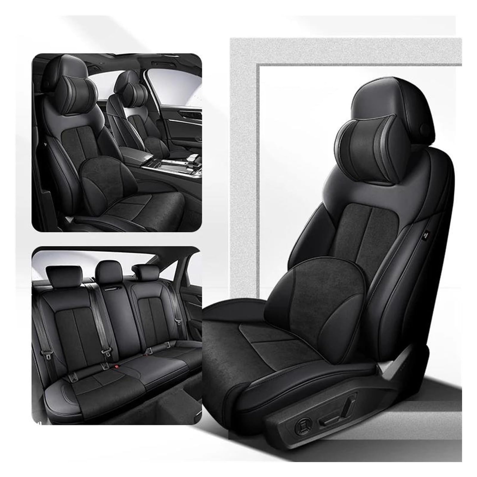 Auto Sitzbezüge Für TT MK2 Q7 4L Q5 A7 A6 C7 Auto Innen 360 ° Surround Protector R Auto Sitzbezüge, Custom Auto Sitzbezug(Color 9) von ASHILD