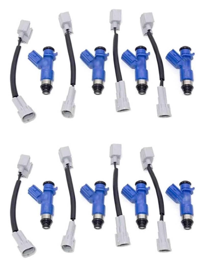 Einspritzdüsen Petrol Für Acura Für Civic Für Integra RSX K20 K24 B16 B18 Mit Stecker Anschlüsse Kraftstoff Injektor 8Pcs 16450-RWC-A01 410Cc von ASHILD