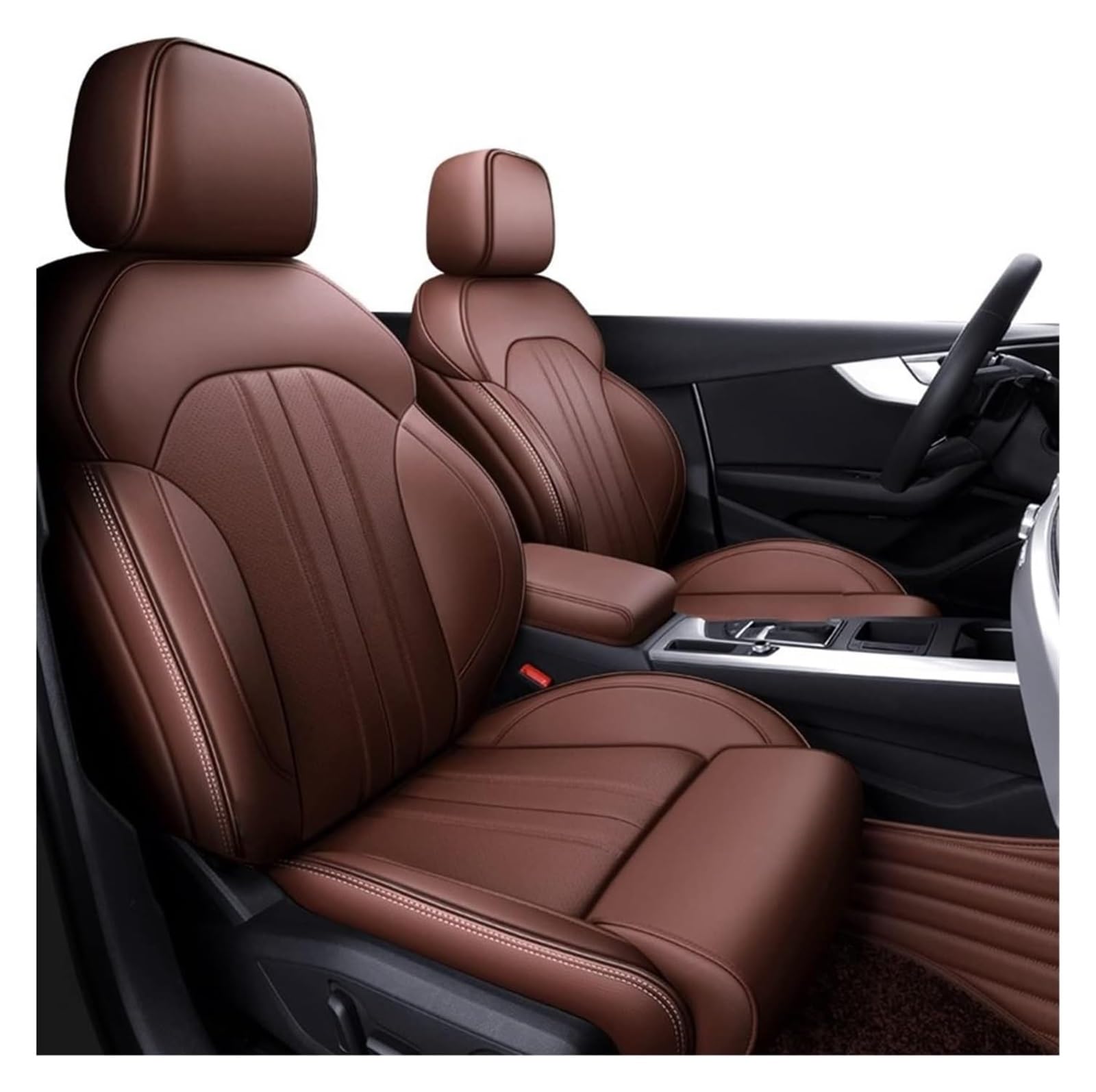 Für A&UDI A4 A6 Q3 Q5 Sitzbezüge Individuelle 5-Sitzer-Autositzbezug-Kissen Vorne Und Hinten Auto Sitzschoner(6) von ASHILD