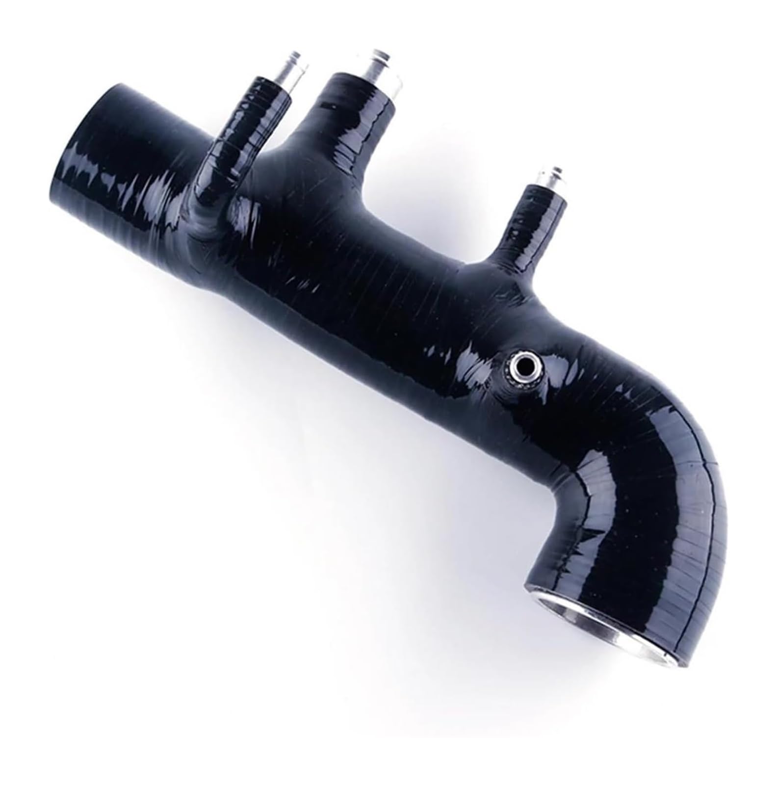 Für Subaru Für Impreza WRX STI GC8 EJ20 VER 5 6 1998-2000 Silikon Ansaugschlauch Rohr Ansaugbelüftung Lufteinlass Ansaugschlauch(Schwarz) von ASHILD