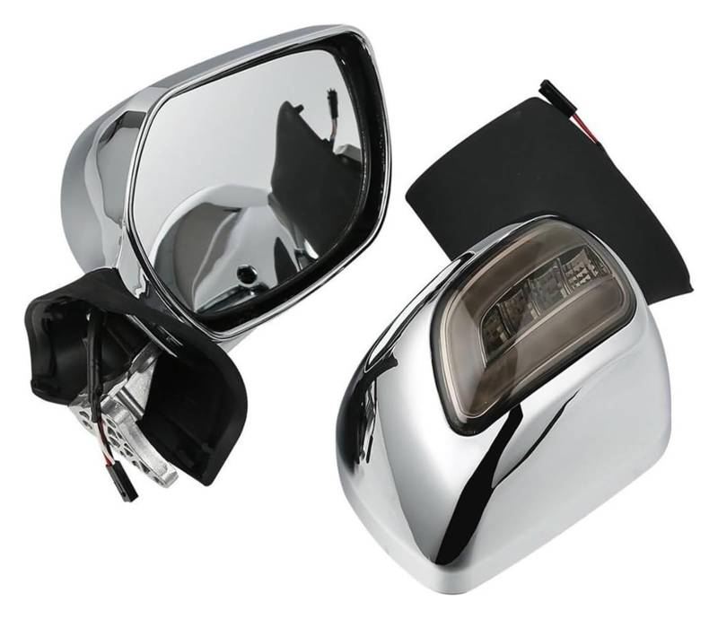 Motorbike Mirrors Side Für Goldwing 1800 GL1800 F6B 2013-2017 Motorrad Rückspiegel Blinker Motorrad Spiegel Rückspiegel(Chrom) von ASHILD