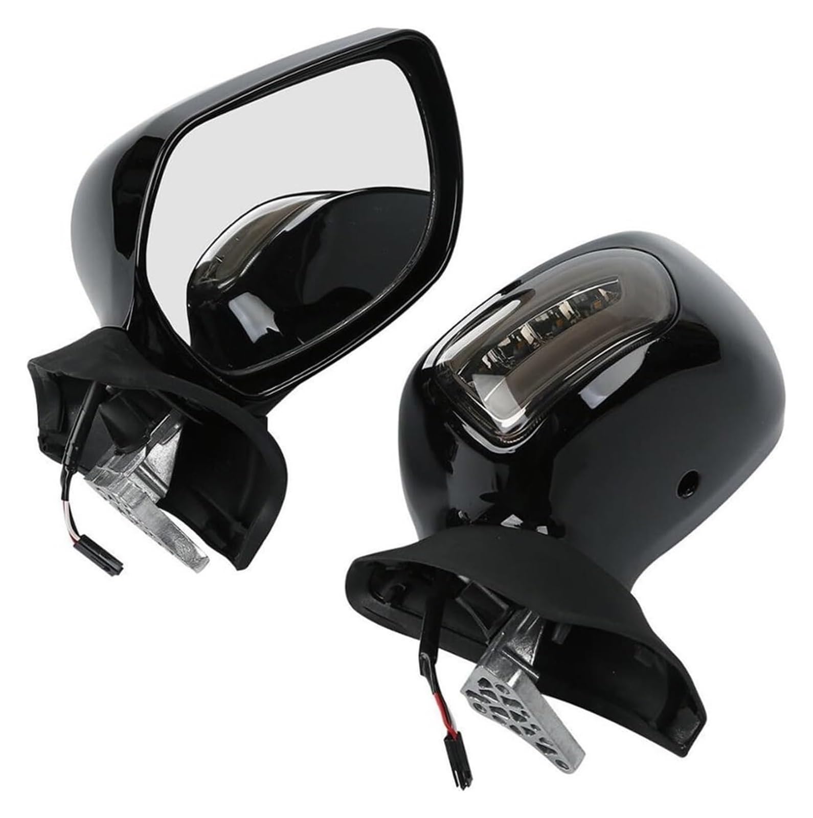 Motorbike Mirrors Side Für Goldwing 1800 GL1800 F6B 2013-2017 Motorrad Rückspiegel Blinker Motorrad Spiegel Rückspiegel(Schwarz) von ASHILD