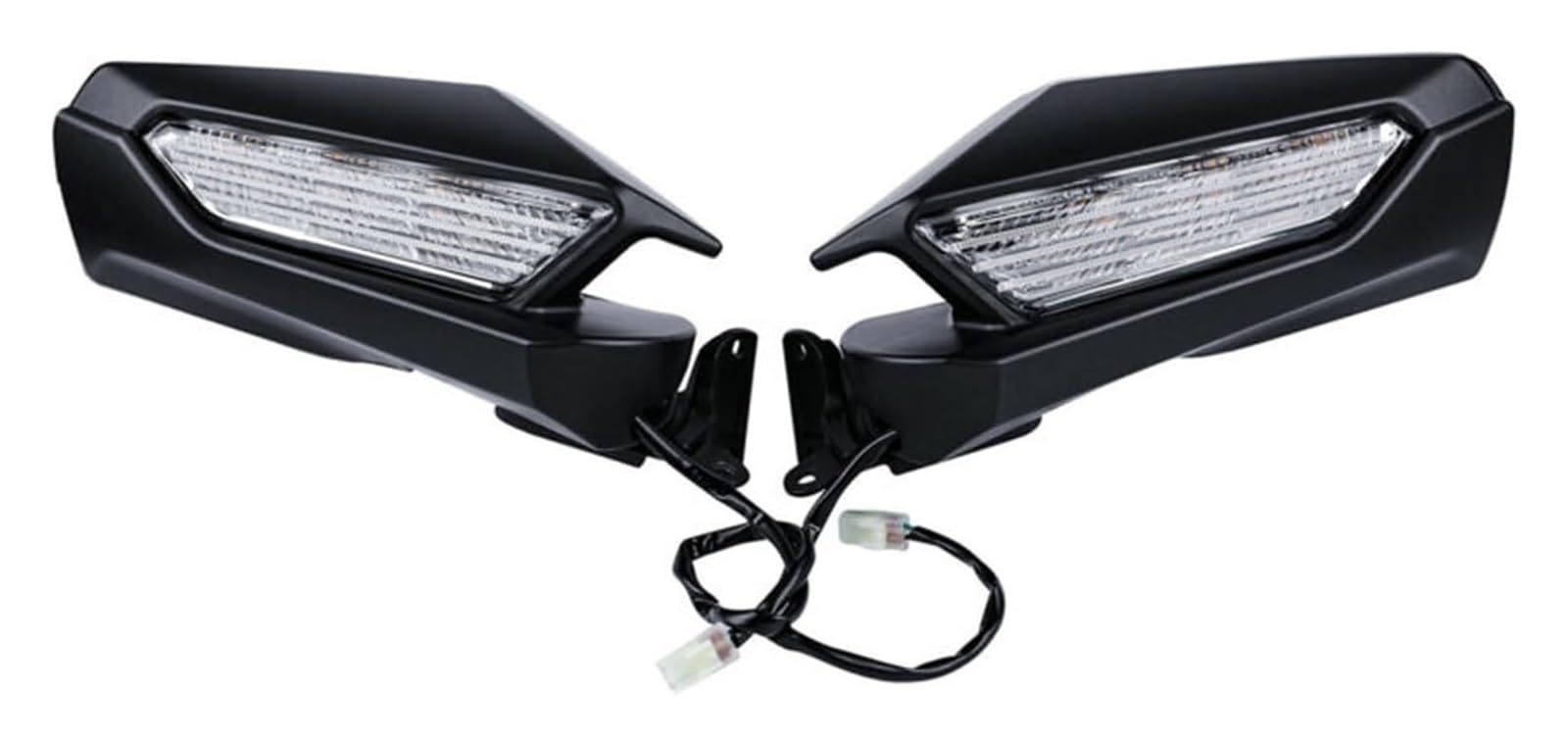 Motorbike Mirrors Side Für Goldwing GL1800 2018 2019 2020 2021 2022 2023 Motorrad Rückspiegel Blinker Klare Linse Rückspiegel(B) von ASHILD