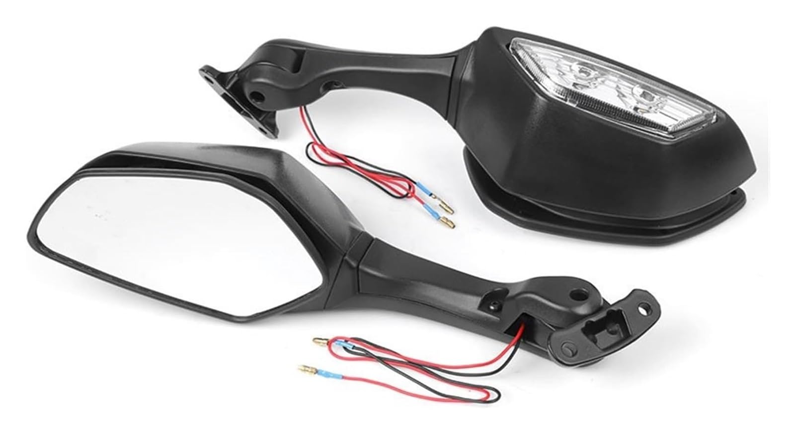 Motorbike Mirrors Side Für Kawa&saki Für Ninja ZX-10R ZX10R ZX 10R 2011-2015 2 Draht Motorrad Rückspiegel Mit Blinker Lichter von ASHILD