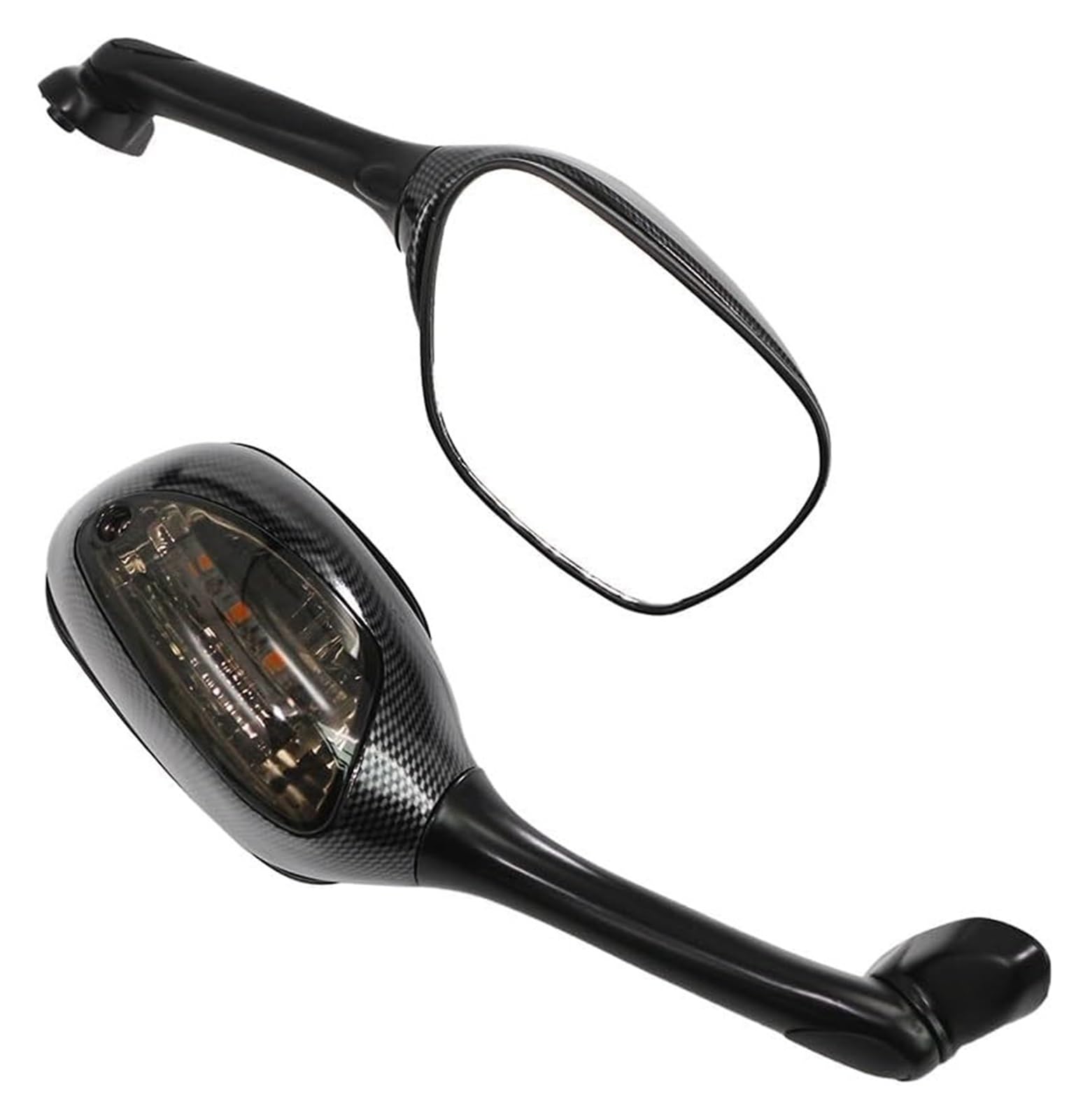 Motorbike Mirrors Side Für Suz&uki Für GSXR 600 750 1000 K6 K7 K8 Blinker Licht Spiegel Motorrad Rearview Außenspiegel 2005 2006 2007-2010 von ASHILD