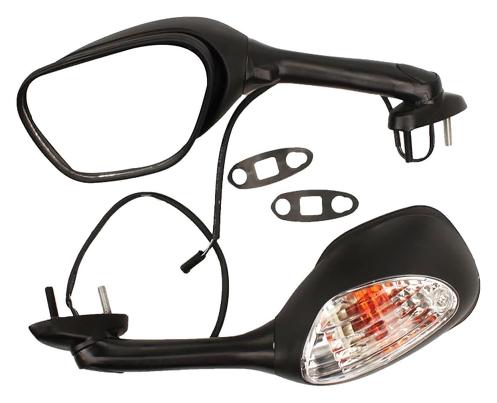 Motorbike Mirrors Side Für Suz&uki GSXR GSXR600 GSXR750 GSXR1000 K5 K6 K7 K8 Motorrad Rearview Außenspiegel Mit Blinker Licht 2005-2010 von ASHILD