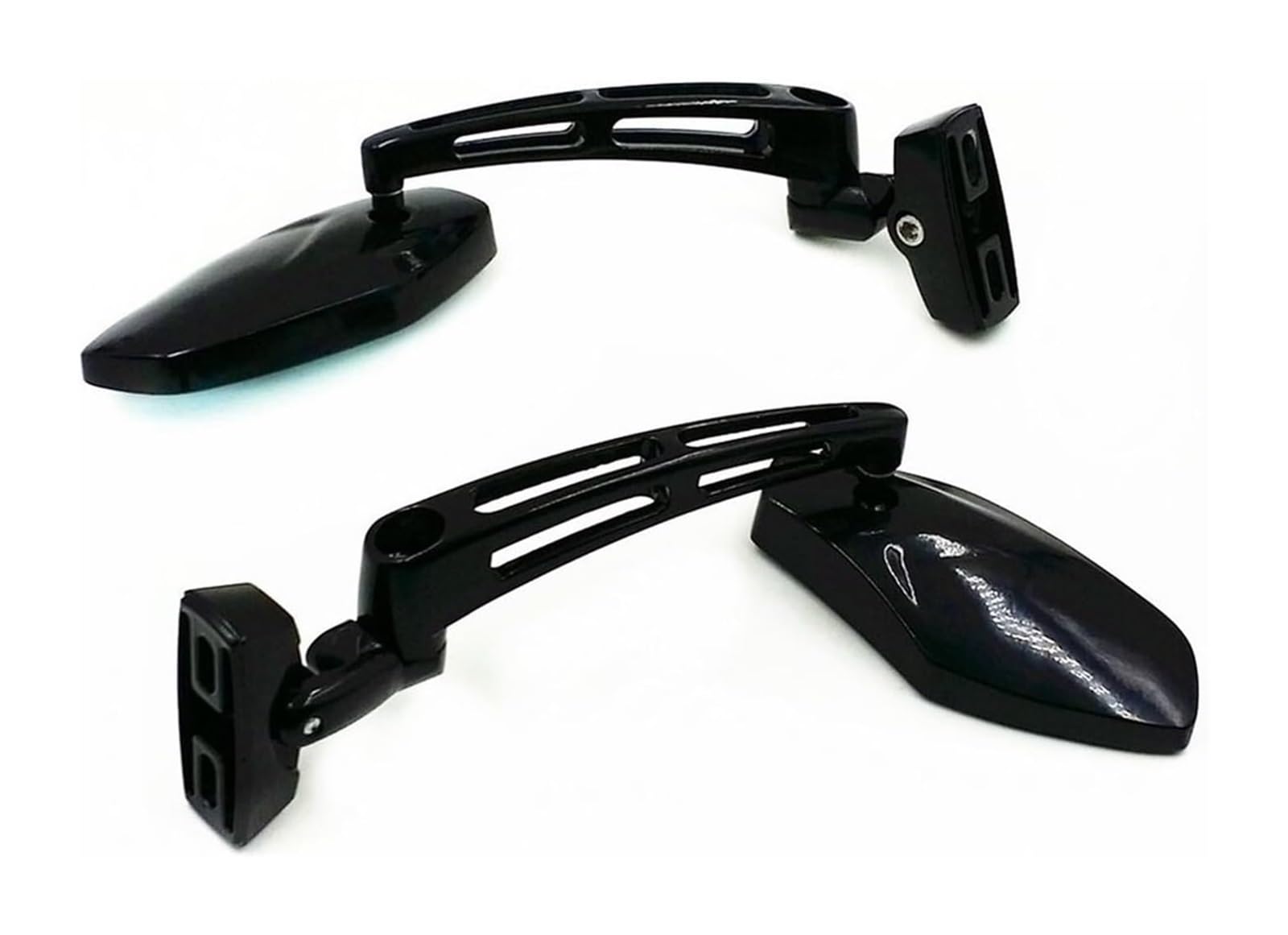 Motorbike Mirrors Side Für Y&amaha Für YZF R1 1998-2012 Für YZF R6 1999-2012 Motorrad Rearview Außenspiegel Motorrad Spiegel Rückspiegel(Schwarz) von ASHILD