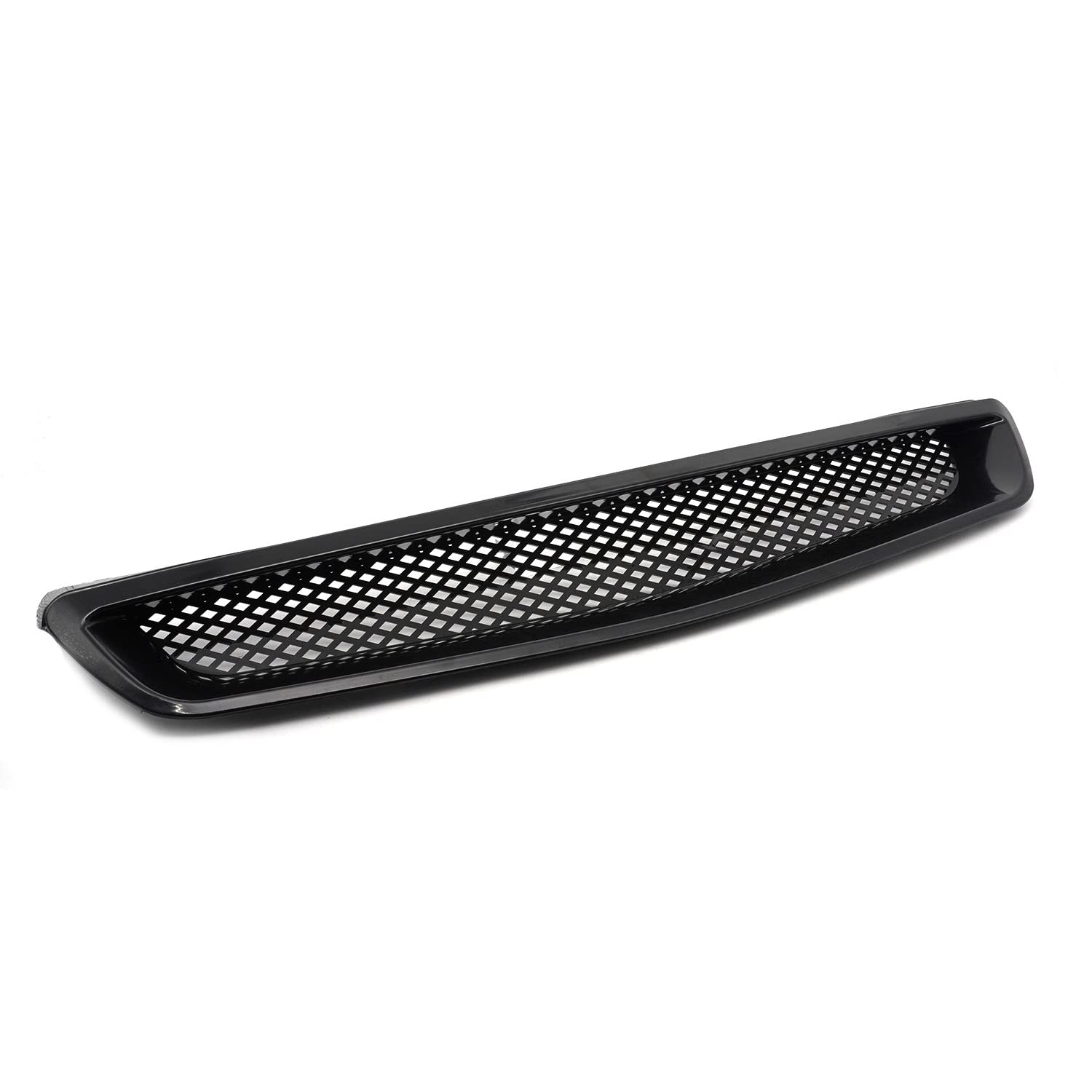 Nierengitter ABS Schwarz Auto Frontstoßstange Haube Grill Grill Abdeckung Trim Für C&ivic EK CX DX EX HX LX Typ R 1996-1998 von ASHILD