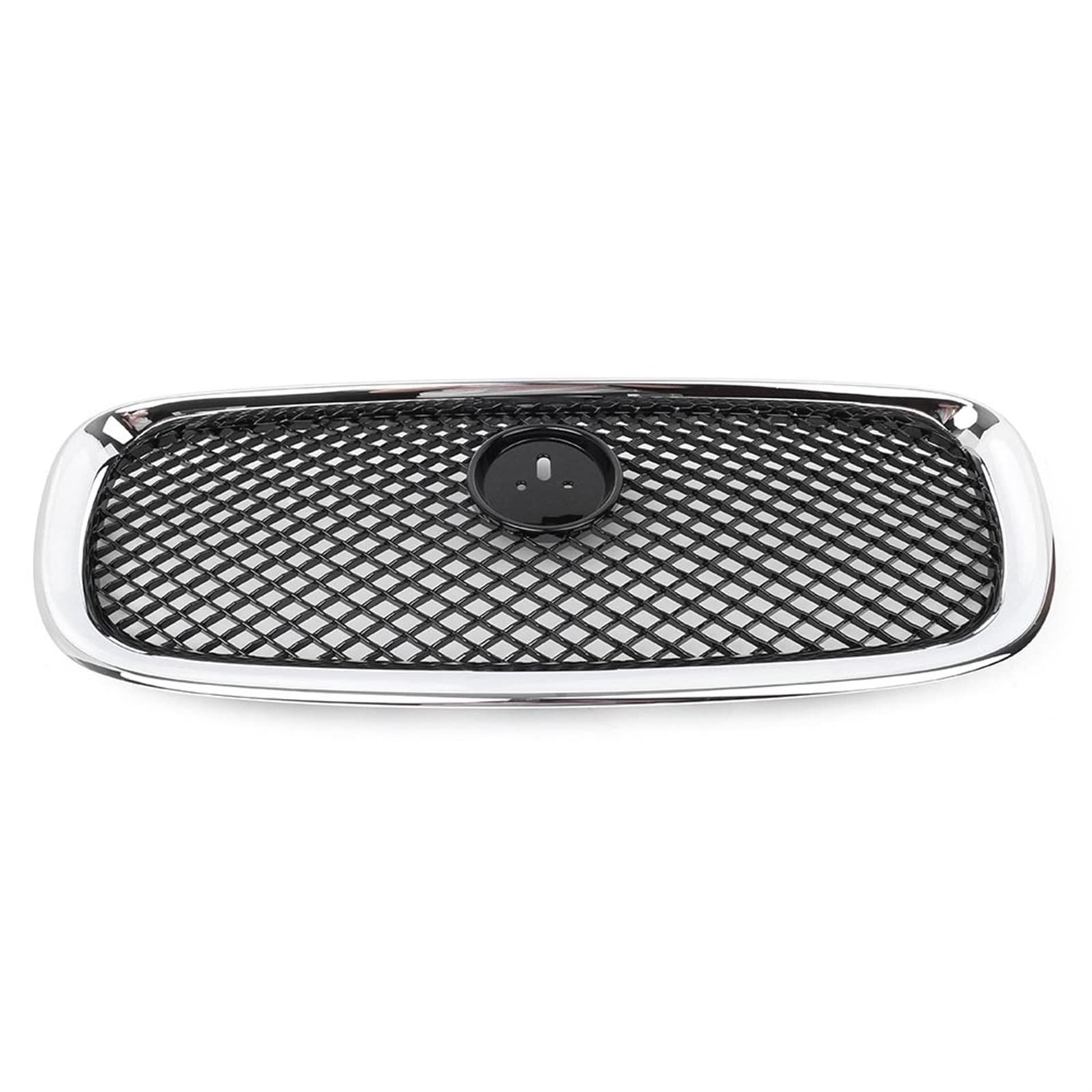 Nierengitter Autozubehör Frontstoßstange Oberer Grill Gitter Mit Logo Für J&aguar XF XFR X250 2012-2015 von ASHILD