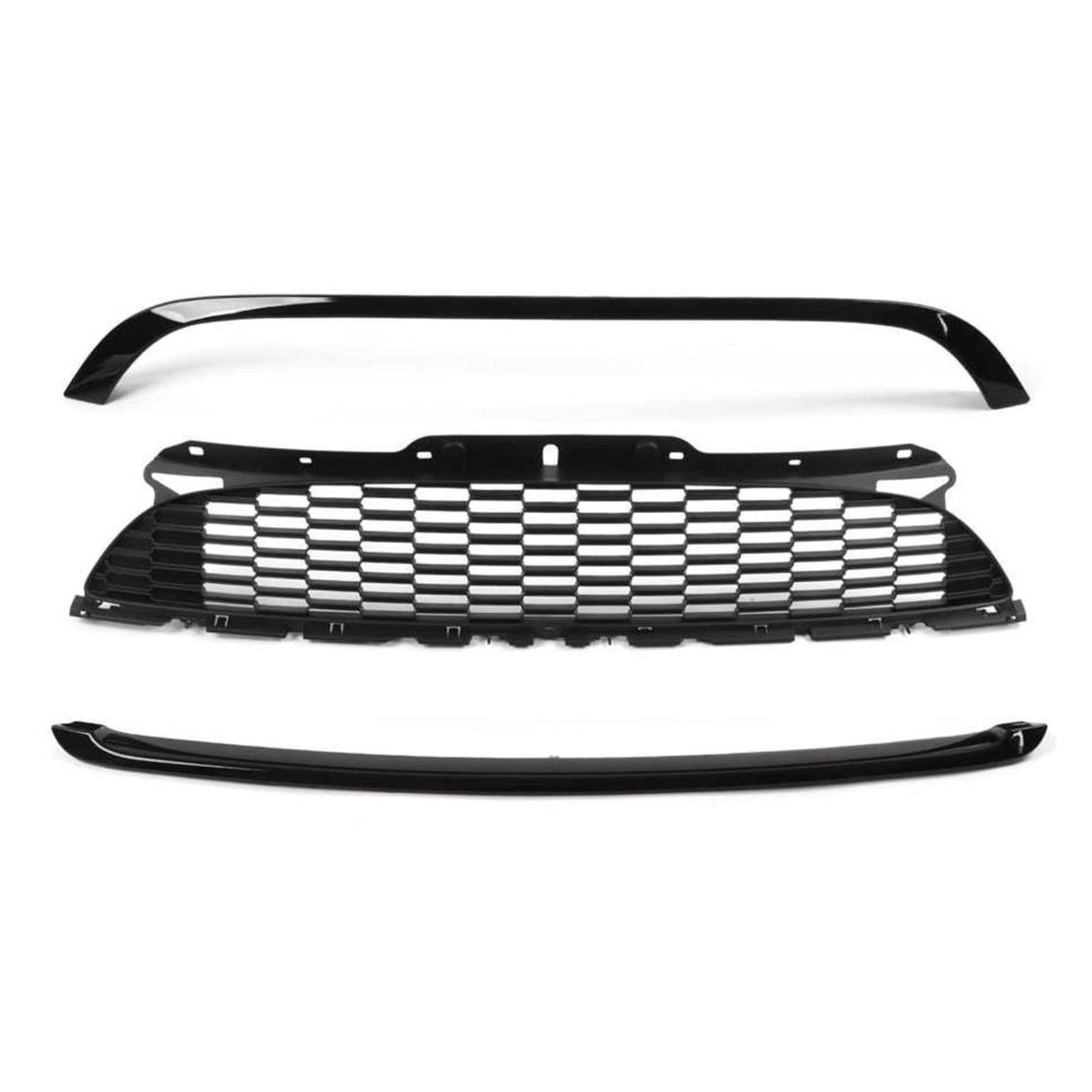 Nierengitter Für R55 R56 R57 R58 R59 S JCW 2007-2015 Fronthaubengitter UV-Schutz/Set Frontstoßstangengrill von ASHILD