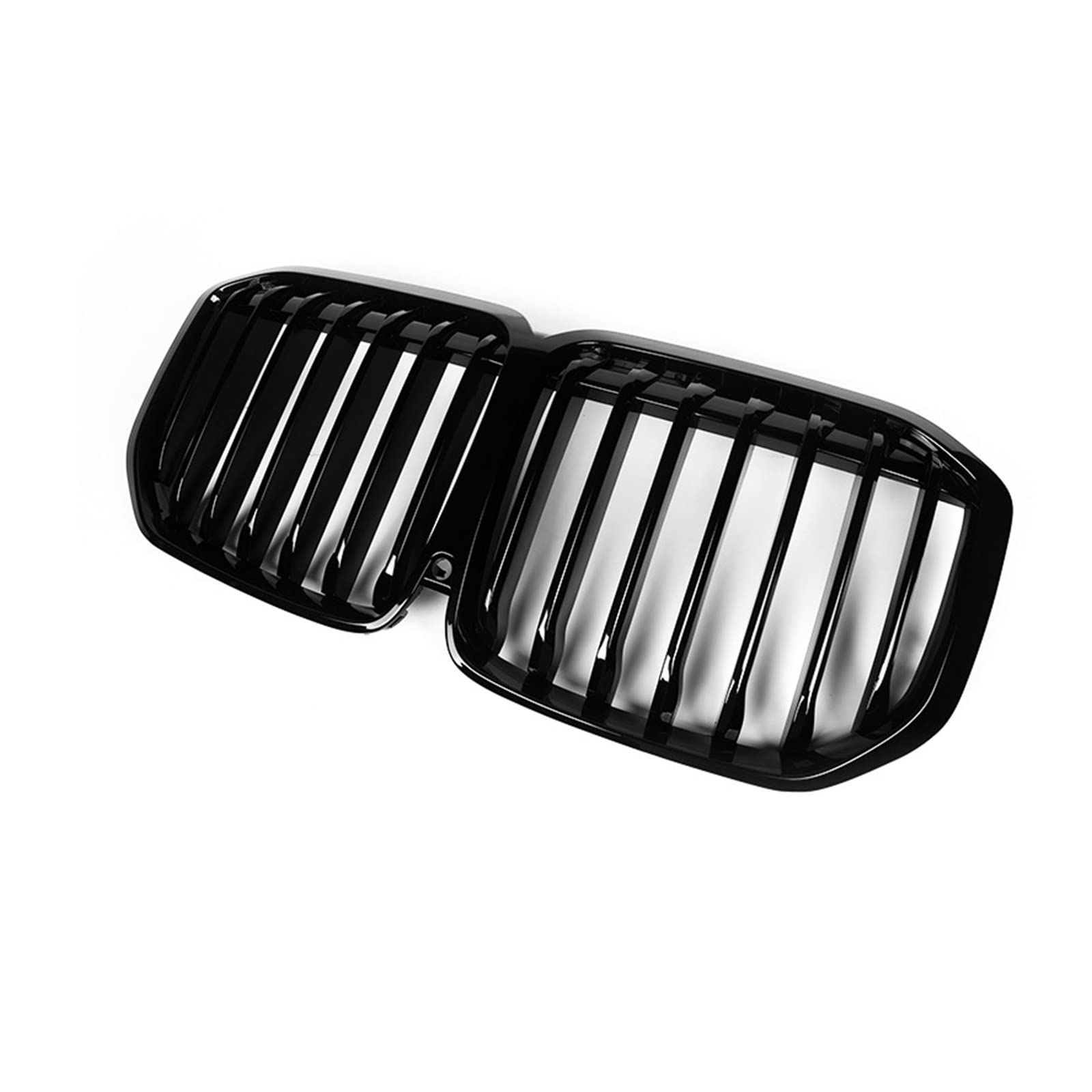 Nierengitter Glänzend Schwarz Single Line Auto Ersatz Obere Stoßstange Haube Mesh Grid Grill Body Kit Front Kidney Grill Für X7 G07 2019-2021 von ASHILD