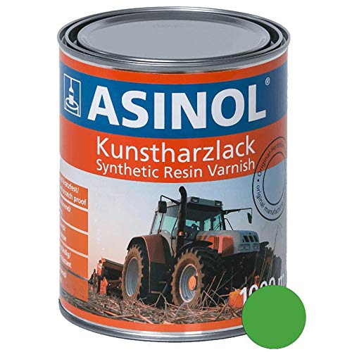 ASINOL Dammann Grün hochglänzend 1 Liter, 1.000ml Kunstharzlack von ASINOL