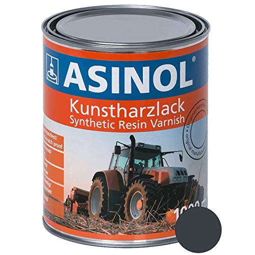 ASINOL Jungheinrich Grau hochglänzend 1 Liter, 1.000ml Kunstharzlack von ASINOL