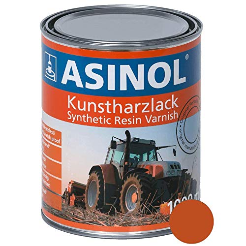 ASINOL Terex/Schäff Orange hochglänzend 1 Liter, 1.000ml Kunstharzlack von ASINOL