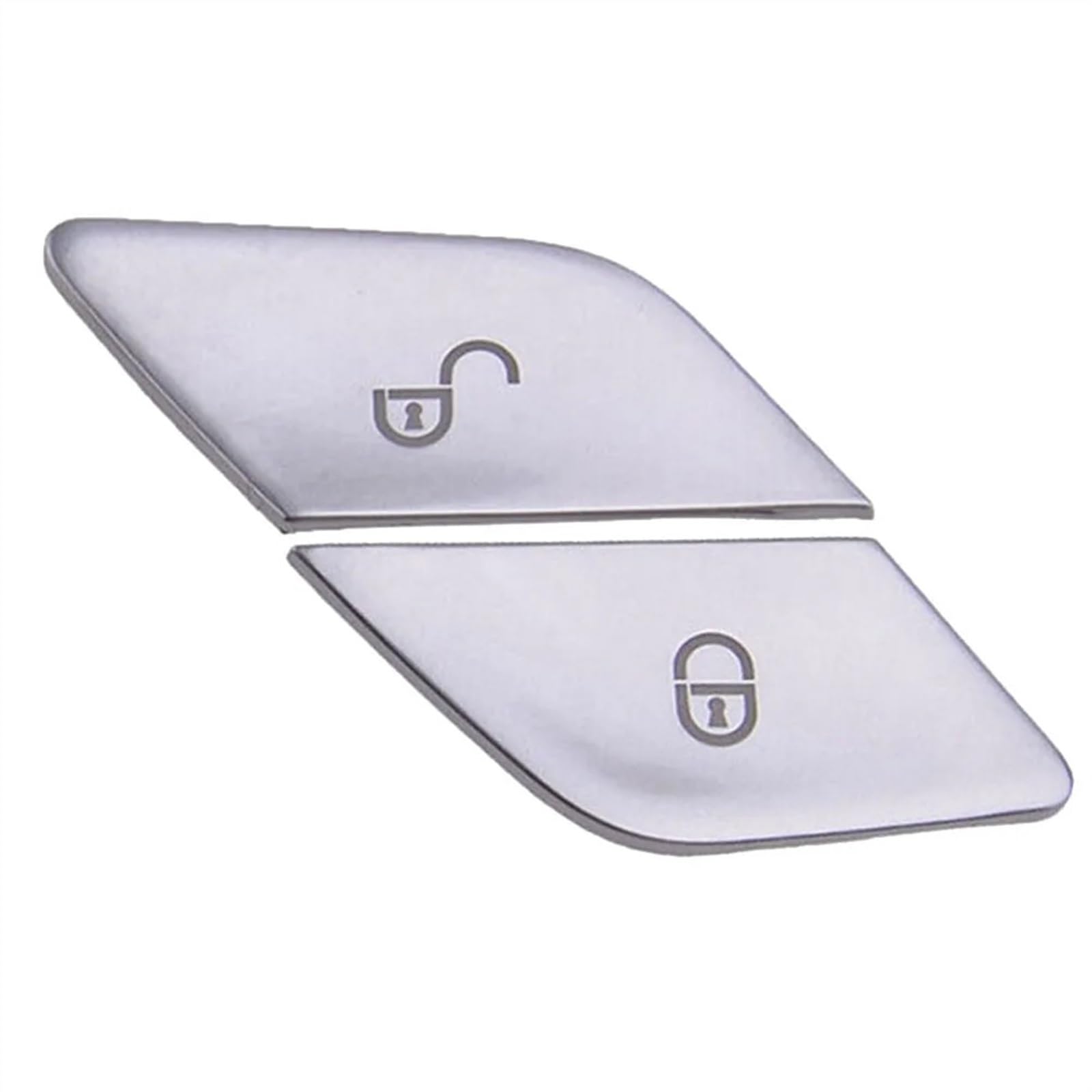 ASIUIMGHG [Replacement] 1 Satz Chrom-Türschlossschalter-Tastenabdeckungssatz Passend for Mercedes W205 W213 X253 Chrom-Türschlossschalter-Tastenabdeckungssatz von ASIUIMGHG