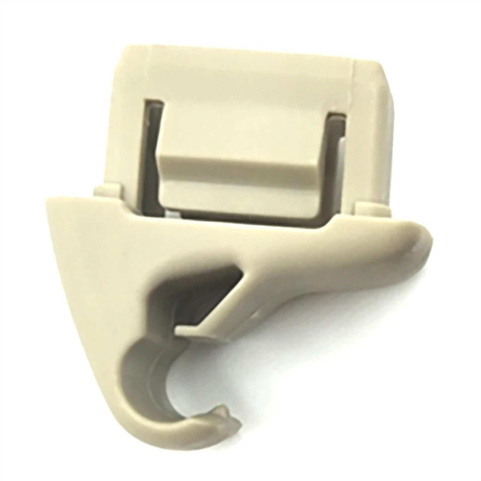 ASIUIMGHG [Replacement] 1x Grau Beige Auto Sonnenblende Haken Clip Halterung Aufhänger MR654343 Fit for Mitsubishi for ASX 2012-2014 2015 2016 for Lancer for EVO 10 (Beige) von ASIUIMGHG