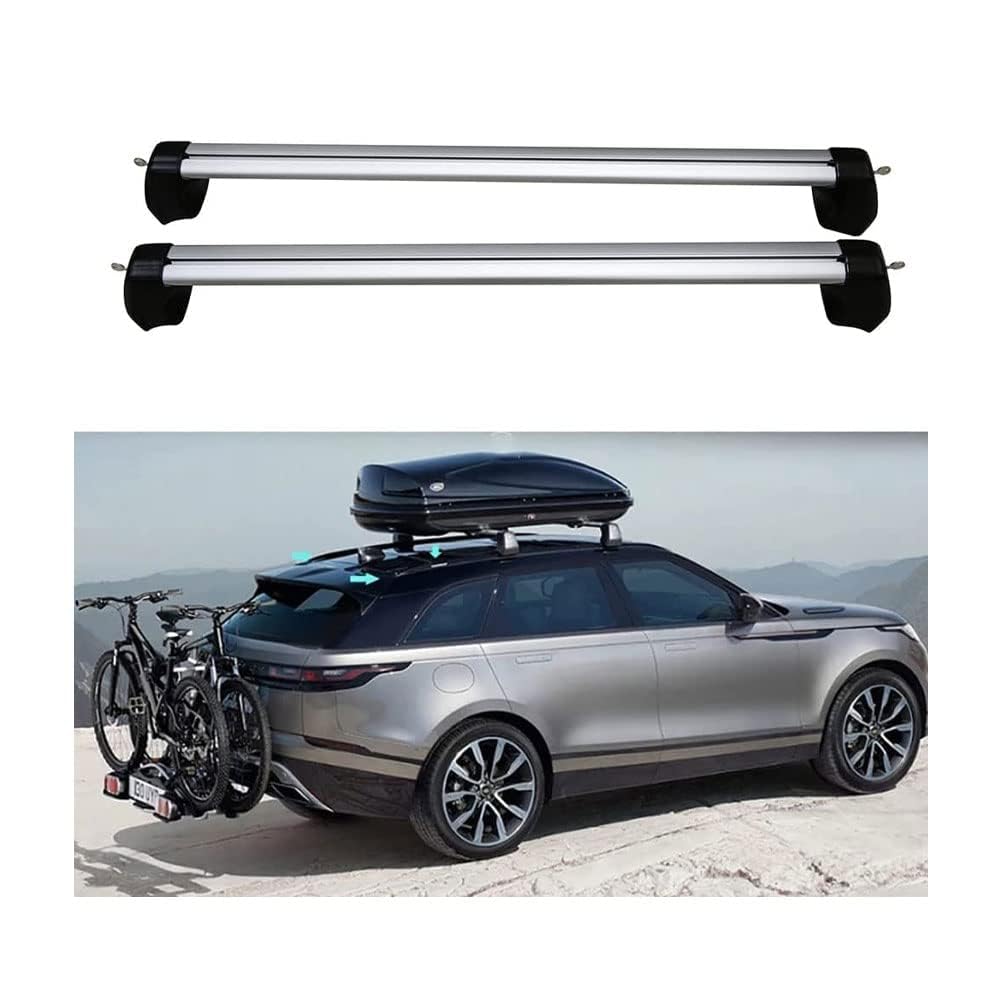 2 Stück Querträger für Autodachgepäckträger für Land Rover Range Rover Velar 2017-2019, Dachfahrradträger RelingträGer Dachreling Gepäck Träger Bars Querträger Auto Zubehör von ASKKLP