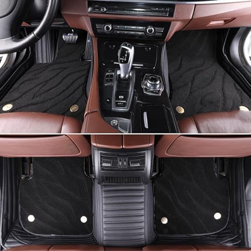 rutschfest Allwetterschutz Automatten für Lexus is 2013-2023, Doppellagige Fußmatten Auto Universal Custom Auto-Fußmatten Zubehör für den Autoinnenraum,A/Black von ASKKLP