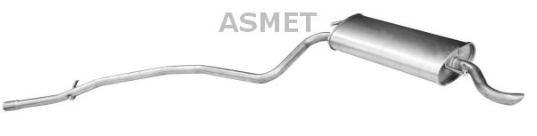 Endschalldämpfer ASMET 16.022 von ASMET