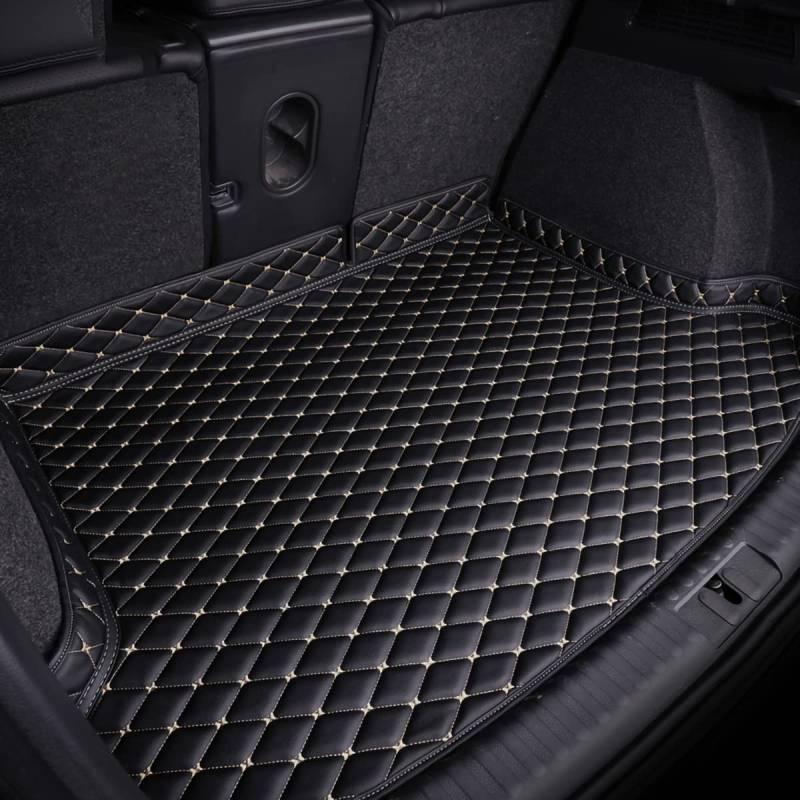 Kofferraum Leder Schutzmatte für Mercedes-Benz GLC 2016-2021, mit Seitenschutz - wasserdicht, Kratzfest, rutschfest, Hundefreundlich von ASNAT