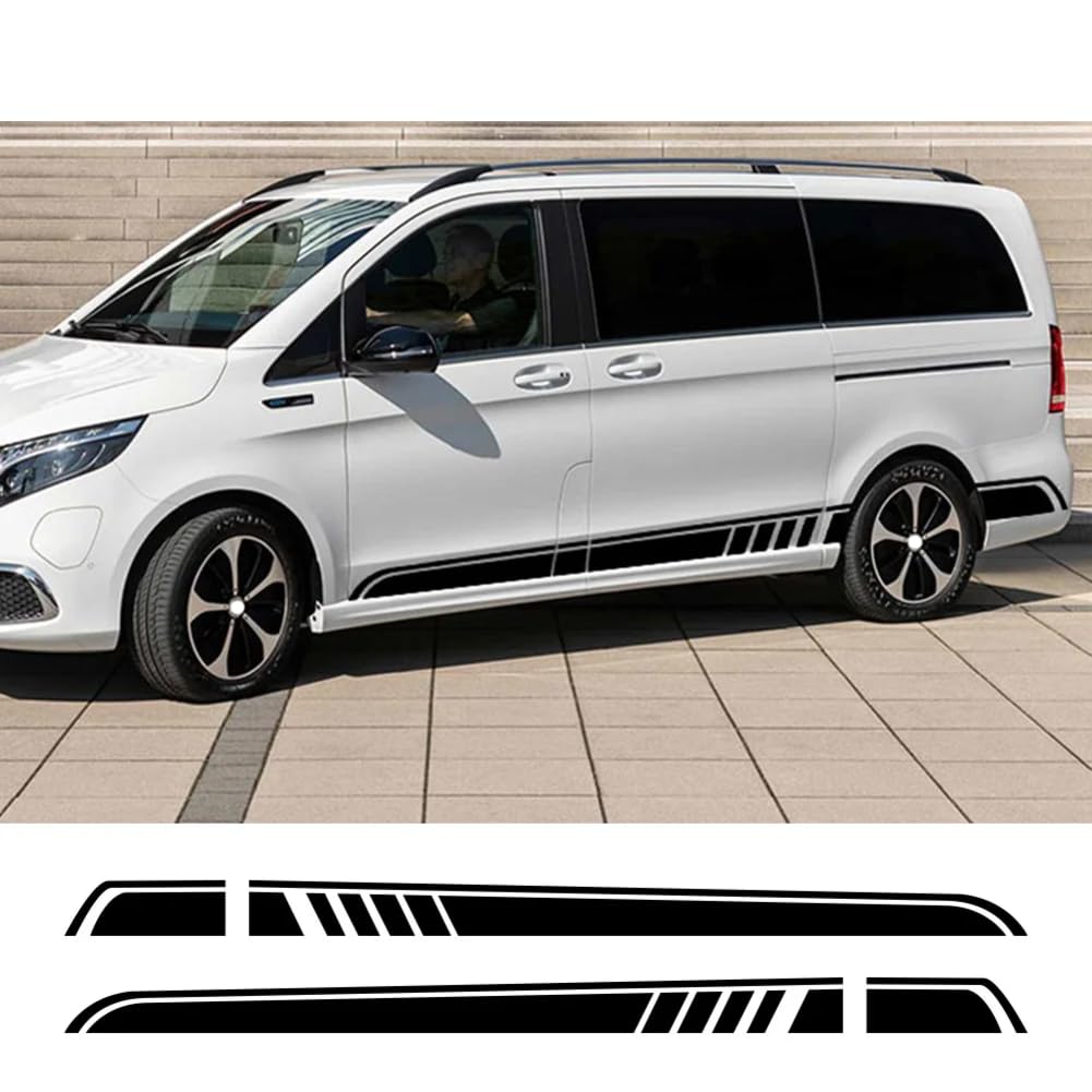 2 STÜCKE Autoaufkleber, für M=ercedes B=ENZ Vito V Klasse Viano W447 V260 W639 W638 Marco Polo Camper Van Tuning Zubehör Vinyl Aufkleber von ASQFJMHP