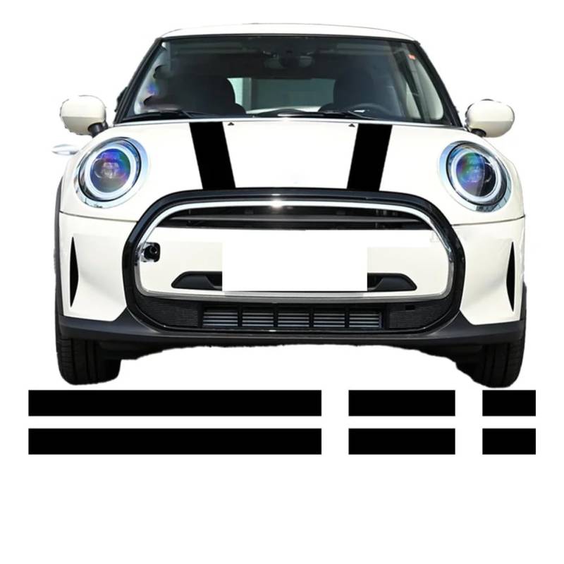 Für M=INI C=ooper F56 R56 F55 F57 R57 R58, für JCW Motorhaubenstreifen Aufkleber Motorabdeckungsband Heckkofferraumaufkleber von ASQFJMHP