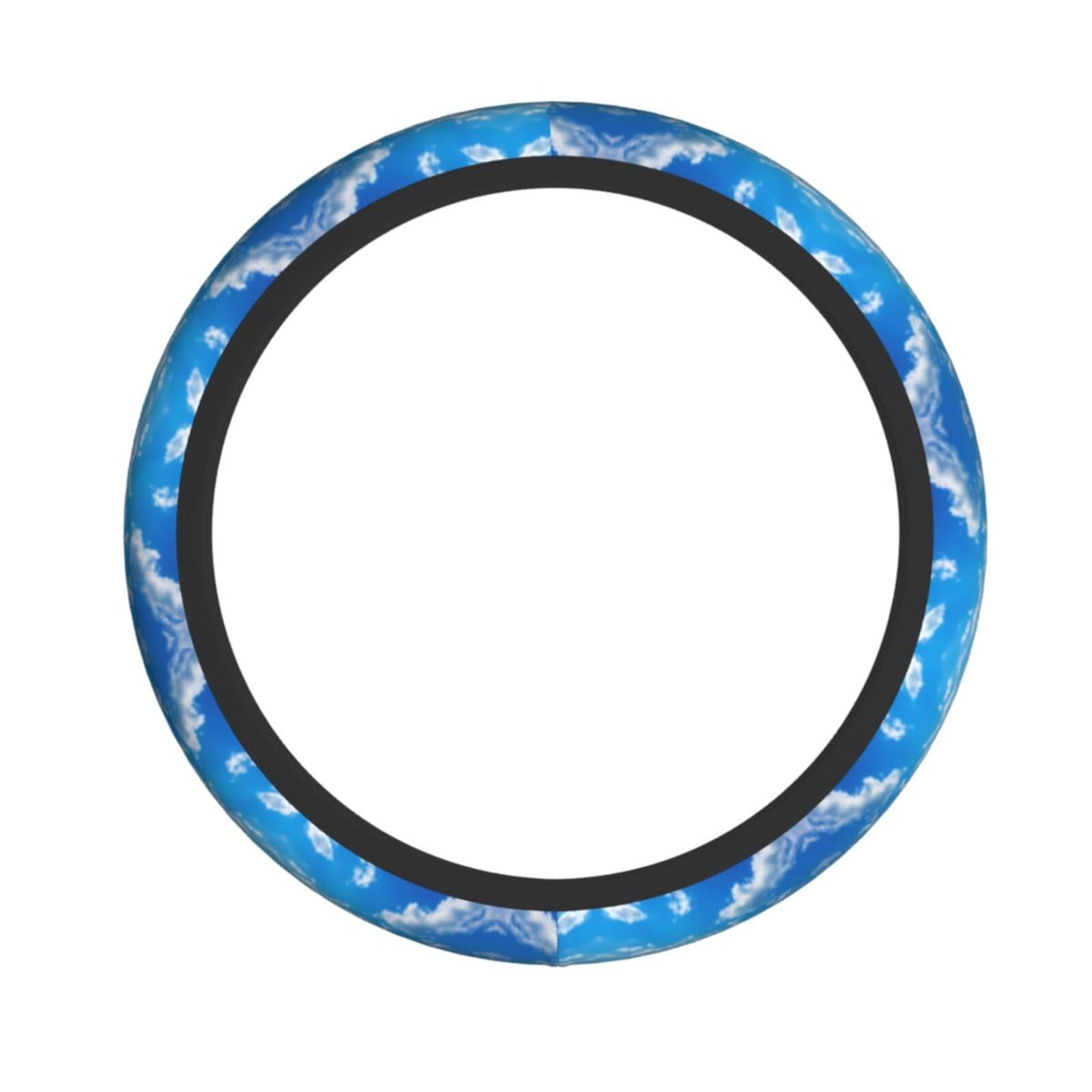 Blue Ocean Universal 38,1 cm Anti-Rutsch-Rad-Lenkbezug, elastisches Zubehör für die meisten Autos und SUVs von ASSORT