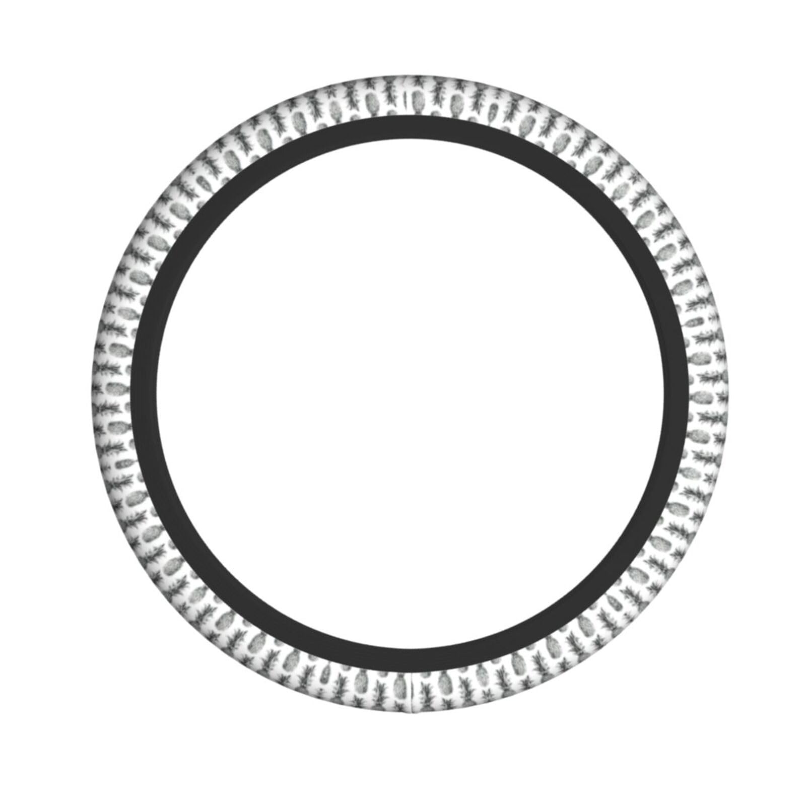 Lenkradbezug mit tropischem Ananas-Motiv, universal, 38,1 cm, rutschfest, elastisches Zubehör für die meisten Autos und SUVs von ASSORT