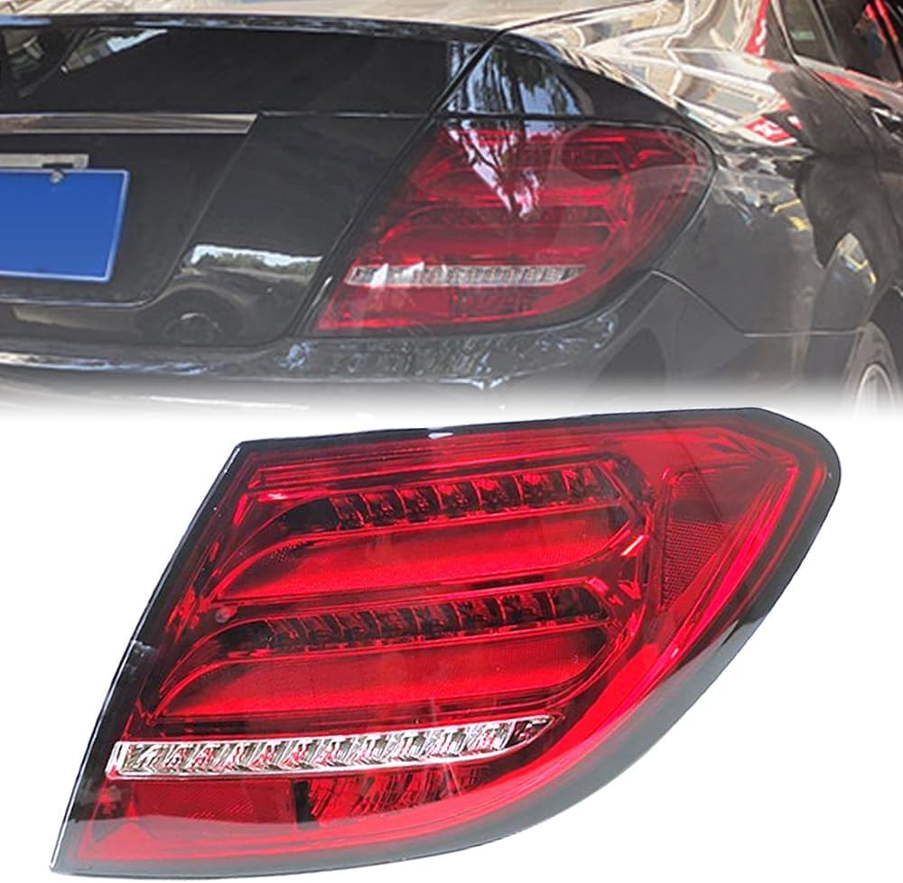 ASTRAE Auto Rückleuchten Für Benz W204 C300 C250 2007-2013,Links Rechts Seite Heckleuchte Rücklicht Set,Hintere Bremsleuchte äußere Rücklicht,Car Ersetzen Zubehör,Right 1pcs von ASTRAE