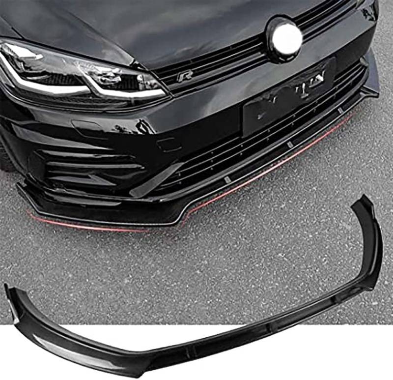 Auto Frontspoiler Lippe für V-W Golf 7/7.5 MK7 GTI GTD 7R 2014-2019,FrontstoßStange Splitter Diffusor Protector körperkit,Auto Lippen Flügel Antikollisionsschutz Exterieur Zubehör von ASTRAE