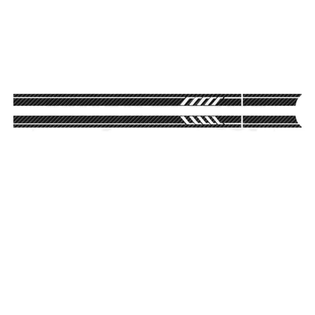 Edition 1 Türseitenstreifen-Rockaufkleber aus Carbonfaser-Vinyl, für M=ercedes B=ENZ A-Klasse W176 AMG A45 A180 A200 A220 2013–2018 von ASTRAFAVORS