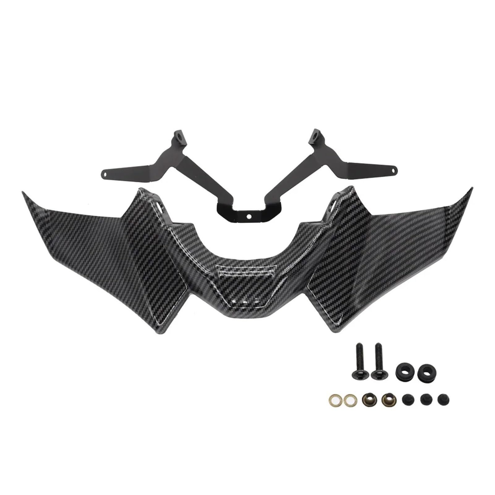 ASUAIDG Kompatibel mit Yamaha MT-07 2021 2022 2023 MT07 21–23 Motorrad Sport Downforce nackte Frontspoiler, aerodynamischer Flügelabweiser (Carbonstruktur) von ASUAIDG