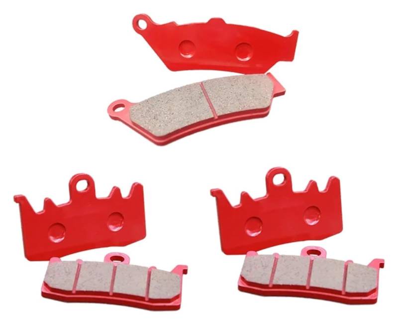 Motorradbremsbeläge Für CB650F CBR 650 F CBR650F 2014-2020 Motorrad Keramik Vorne Hinten Bremsbeläge(All 3 pair) von ATACDVDYEU