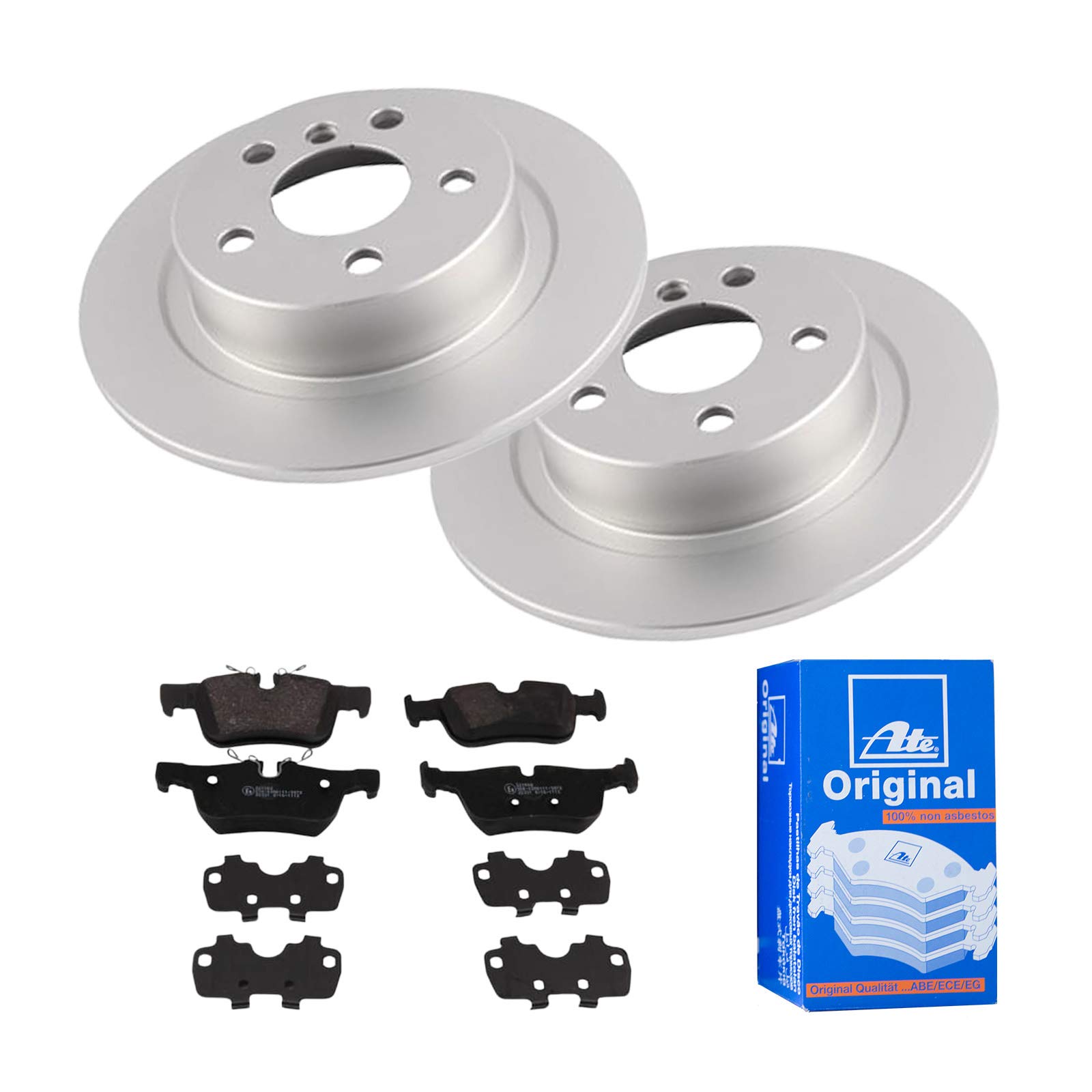 ATE 2 Bremsscheiben Ø280 Voll + Bremsbeläge für BMW 2 Active F45 X1 F48 von ATE Bundle