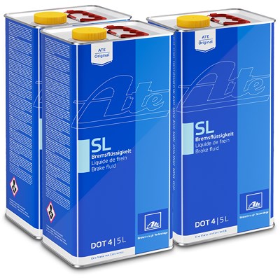 Ate 3x 5 Liter Bremsflüssigkeit SL DOT4 von ATE