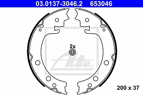 ATE 03.0137-3046.2 Bremsbackensatz, Feststellbremse von ATE