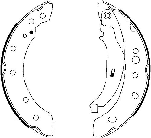 ATE 03013704462 Bremsbackensatz Trommelbremse von ATE