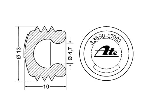 ATE 03359007001 Verschluß-/Schutz-/Staubkappe von ATE