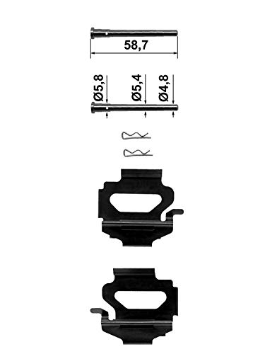 ATE 13046004122 Zubehörsatz Scheibenbremse von ATE